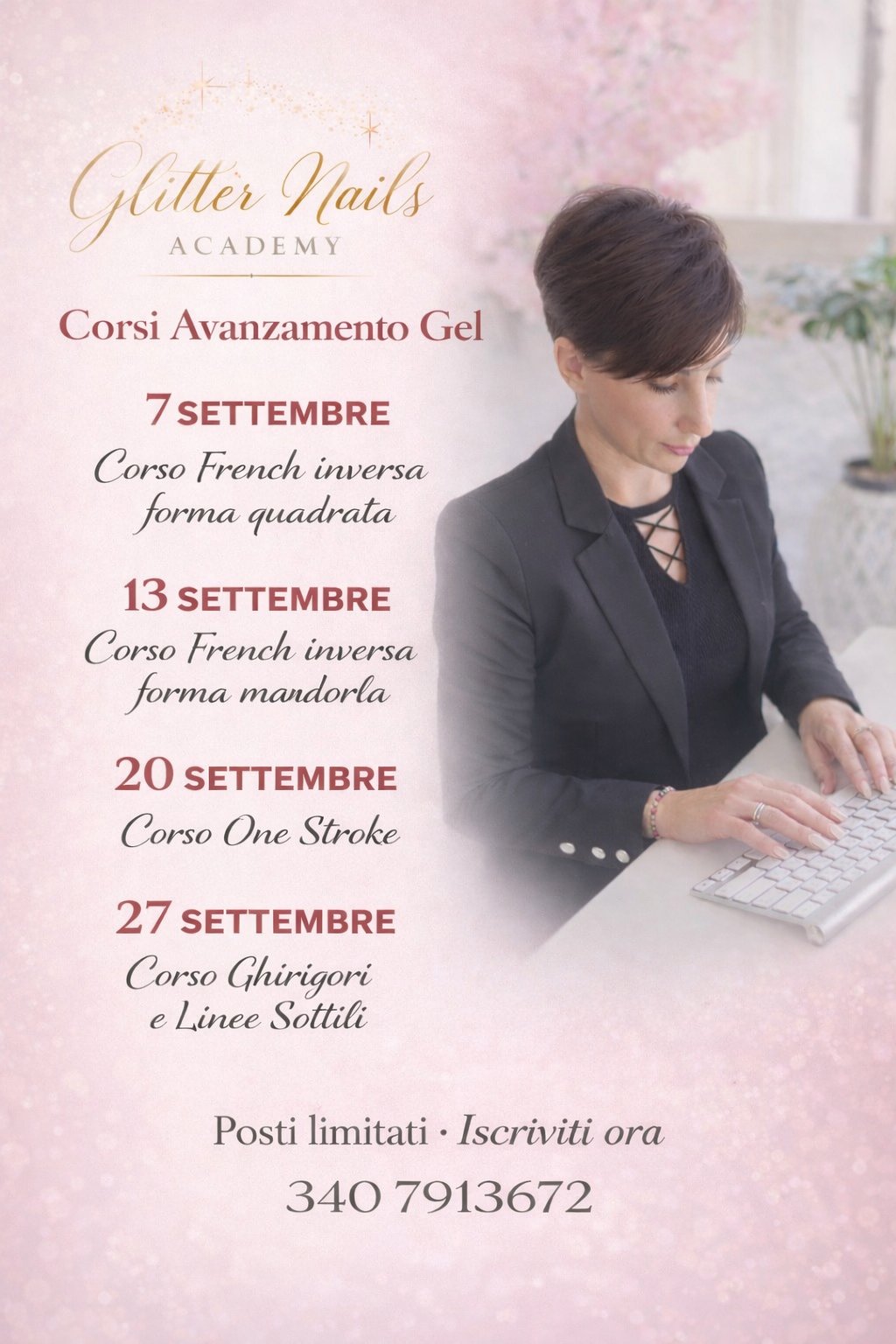 Glitter Nails Academy — Corsi Avanzamento Gel Settembre